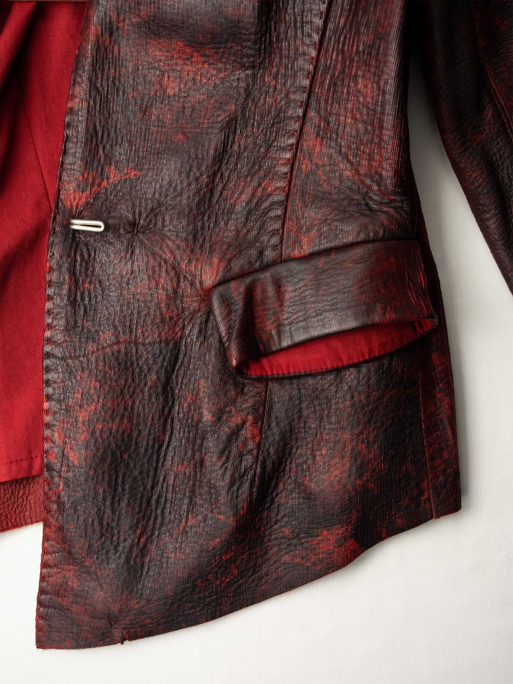 Y/Project × Yohan Serfaty Yohan Serfaty - A/W 2009 - dapple dyed deer leather jacket Size XS / US 0-2 / IT 36-38 - 6 Thumbnail
