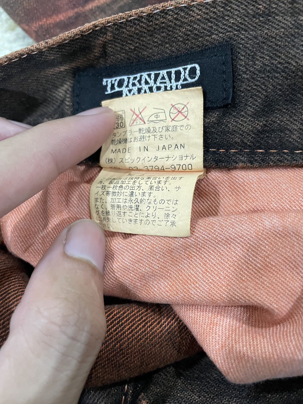 Tornado Mart Y2K Mudmax Clawmark Cherry Red Hellhound Flare jean Size US 30 / EU 46 - 9 Thumbnail