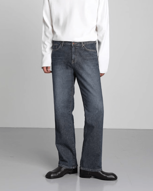 Japanese Brand × Jean Japanese men's straight loose casual trendy versatile jeans Size US 34 / EU 50 - 2 Thumbnail