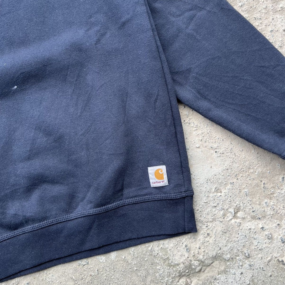 Carhartt Vintage Carhartt Sweetshirt Navy Blue Jacket Size US M / EU 48-50 / 2 - 5 Thumbnail