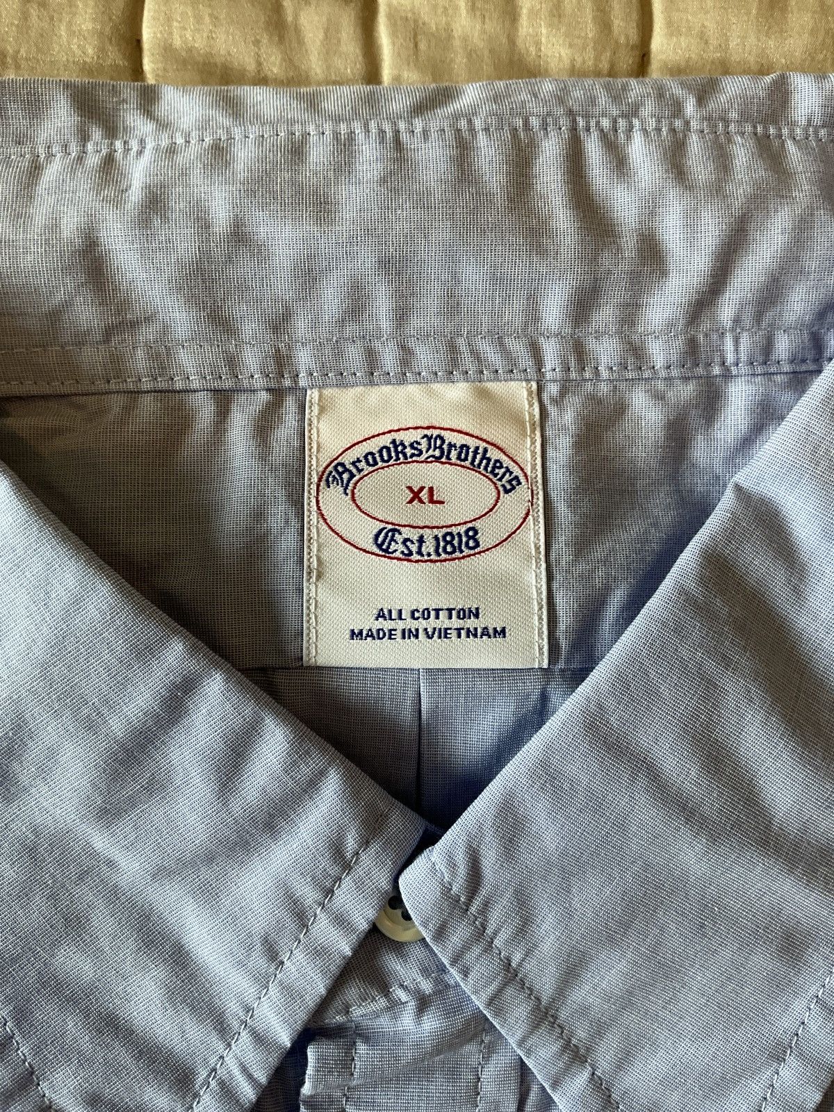 Brooks Brothers Brooks brothers Mens 100% cotton long sleeve shirt Size US XL / EU 56 / 4 - 4 Thumbnail