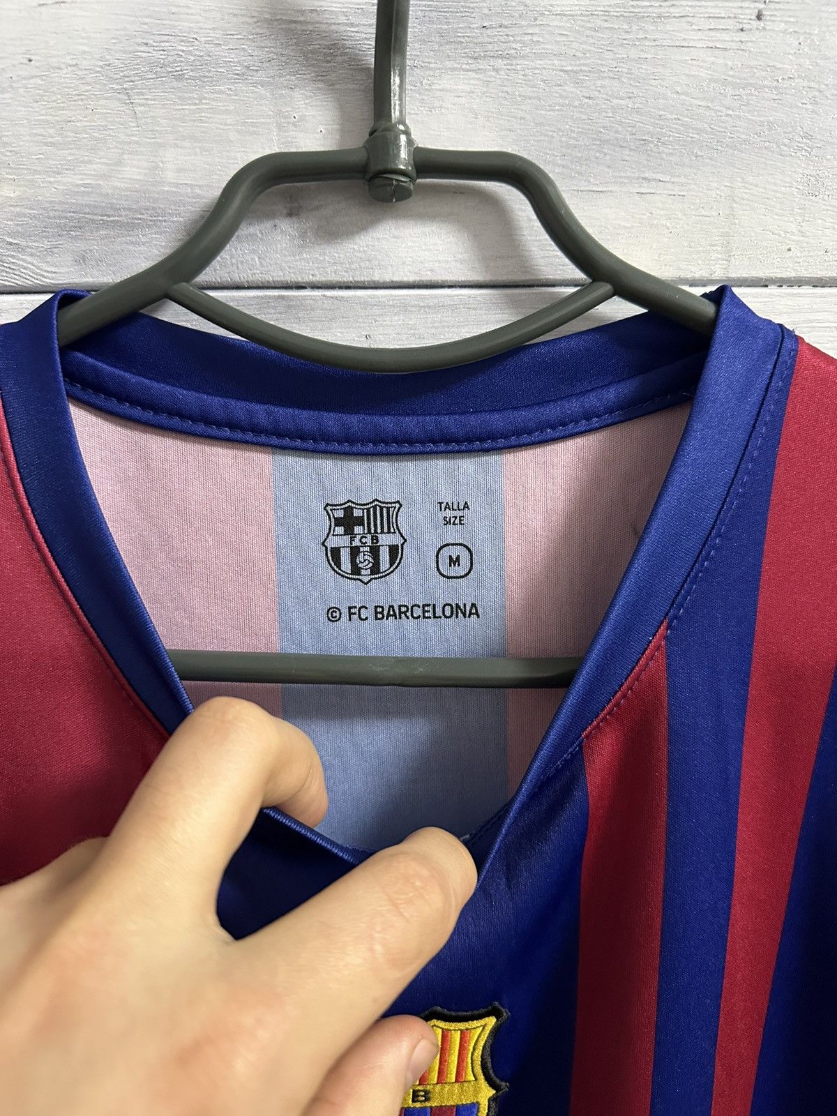 Vintage Rare Vintage Jersey F.C. Barcelona Centr Logo. Size US M / EU 48-50 / 2 - 6 Thumbnail