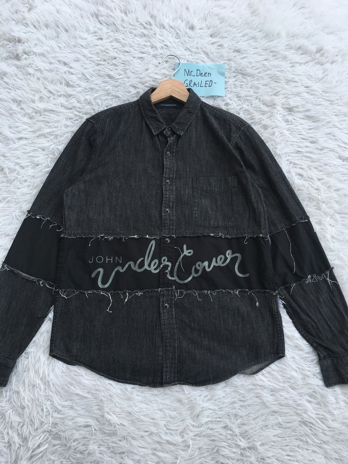 Undercover Rare John Undercover Spell out Buttons Shirt Size US M / EU 48-50 / 2 - 4 Thumbnail
