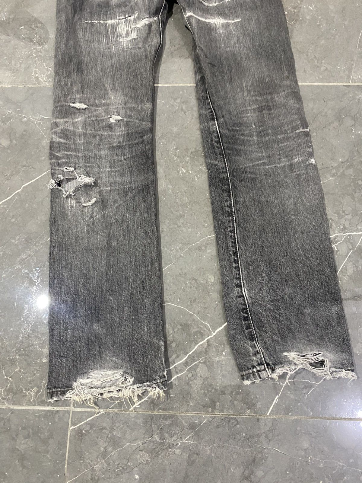 Levi's 🖤BLACKFRIDAY🖤Levis 501 Denim Stonewash Distressed Size US 29 - 6 Thumbnail