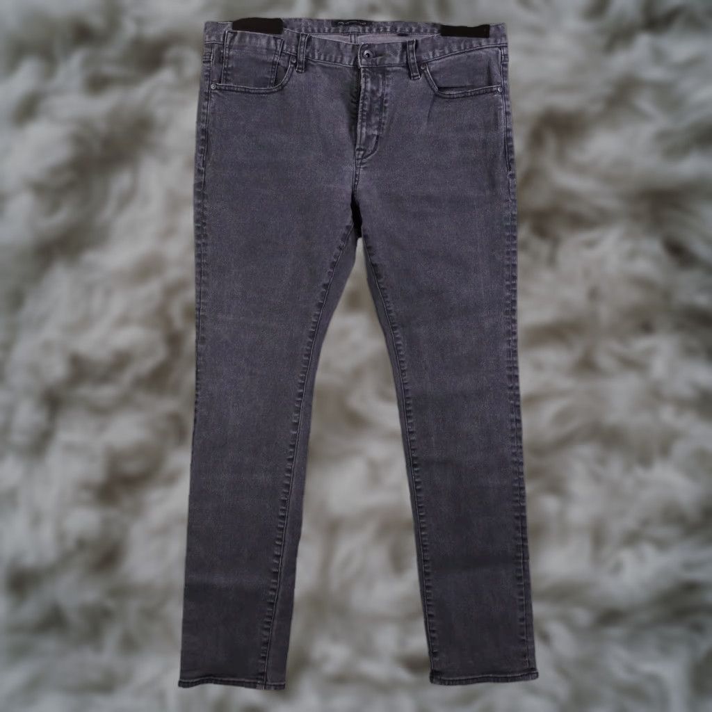 John Varvatos John Varvatos Jeans Mens 36 Black Washed Slim Straight 5 Pocket Denim USA Size US 36 / EU 52 - 1 Thumbnail