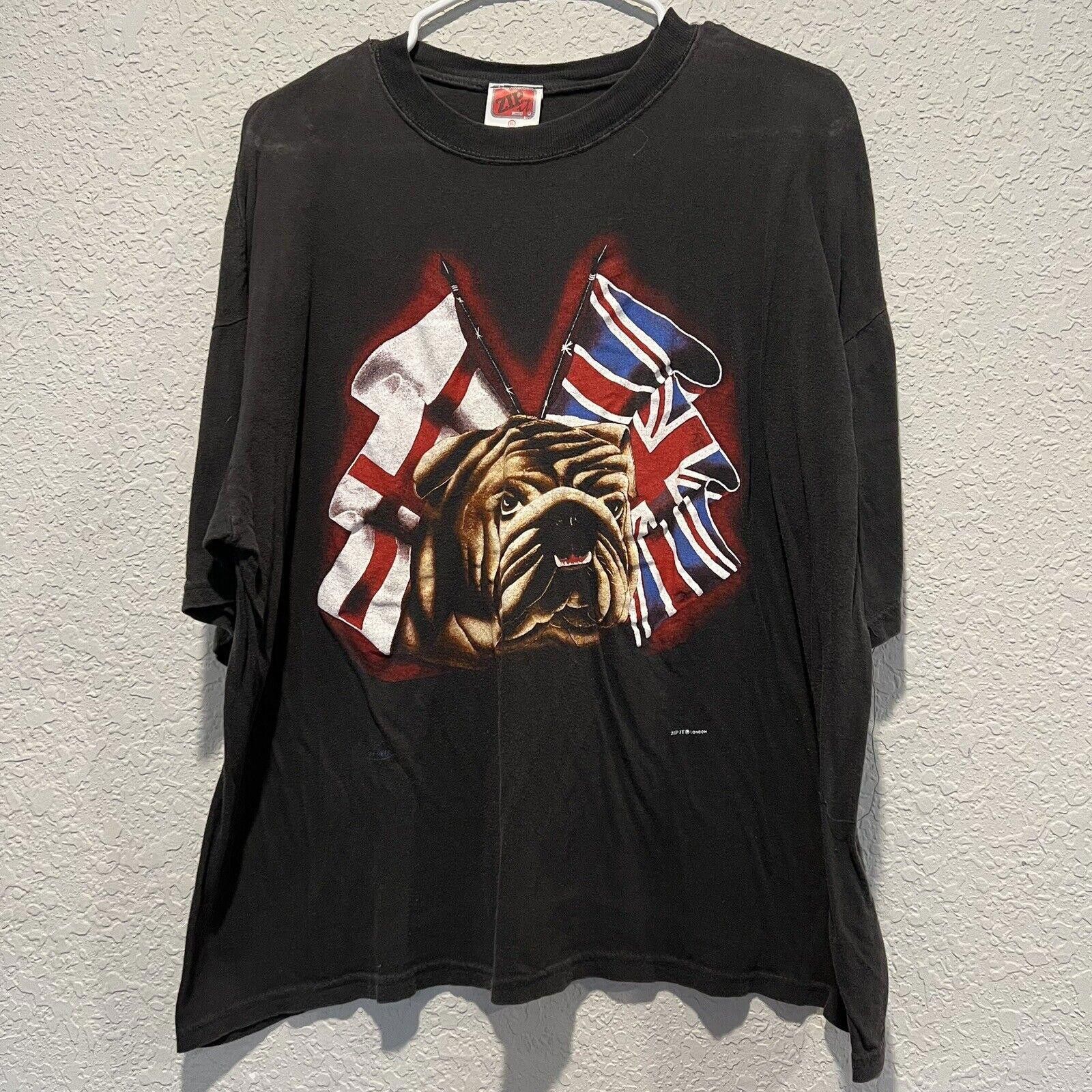 Designer Vintage 90’s Hong Kong Independence Bulldog Shirt Size XL Size US XL / EU 56 / 4 - 1 Thumbnail
