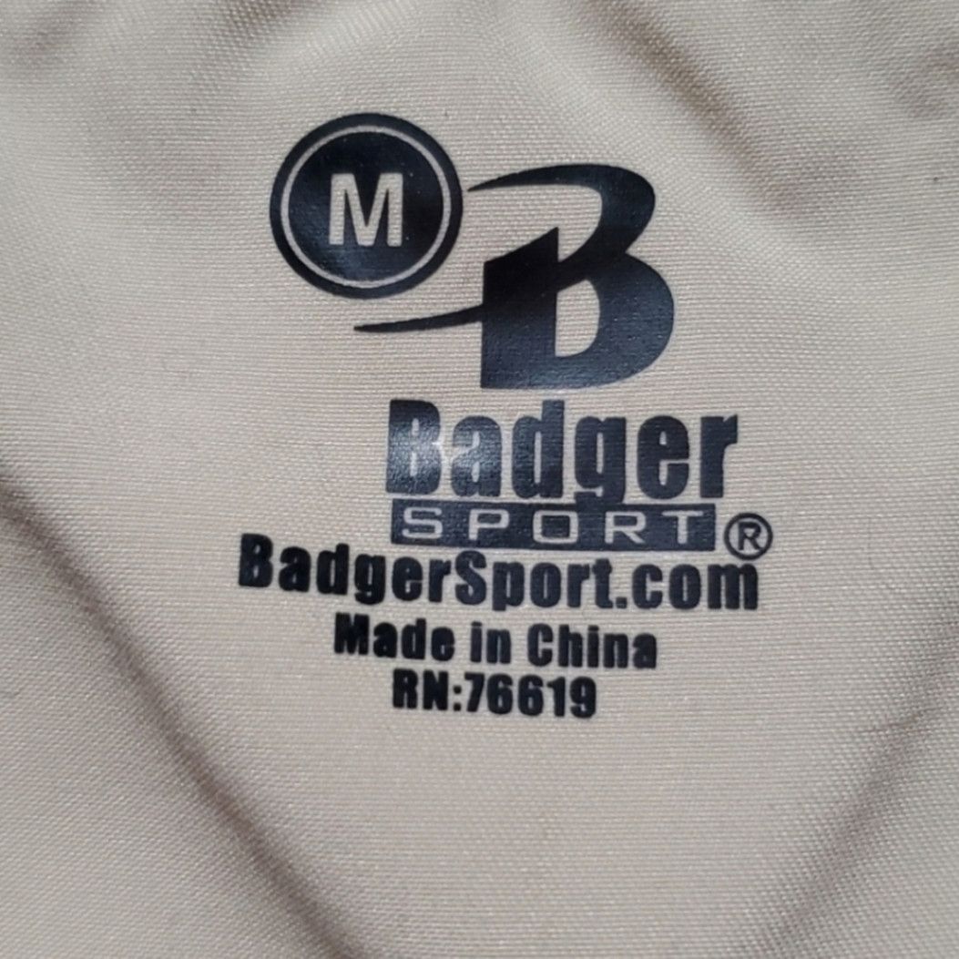 Other Badger Sport Size M Windshirt Tan Beige Pullover V Neck Long Size US M / EU 48-50 / 2 - 8 Thumbnail