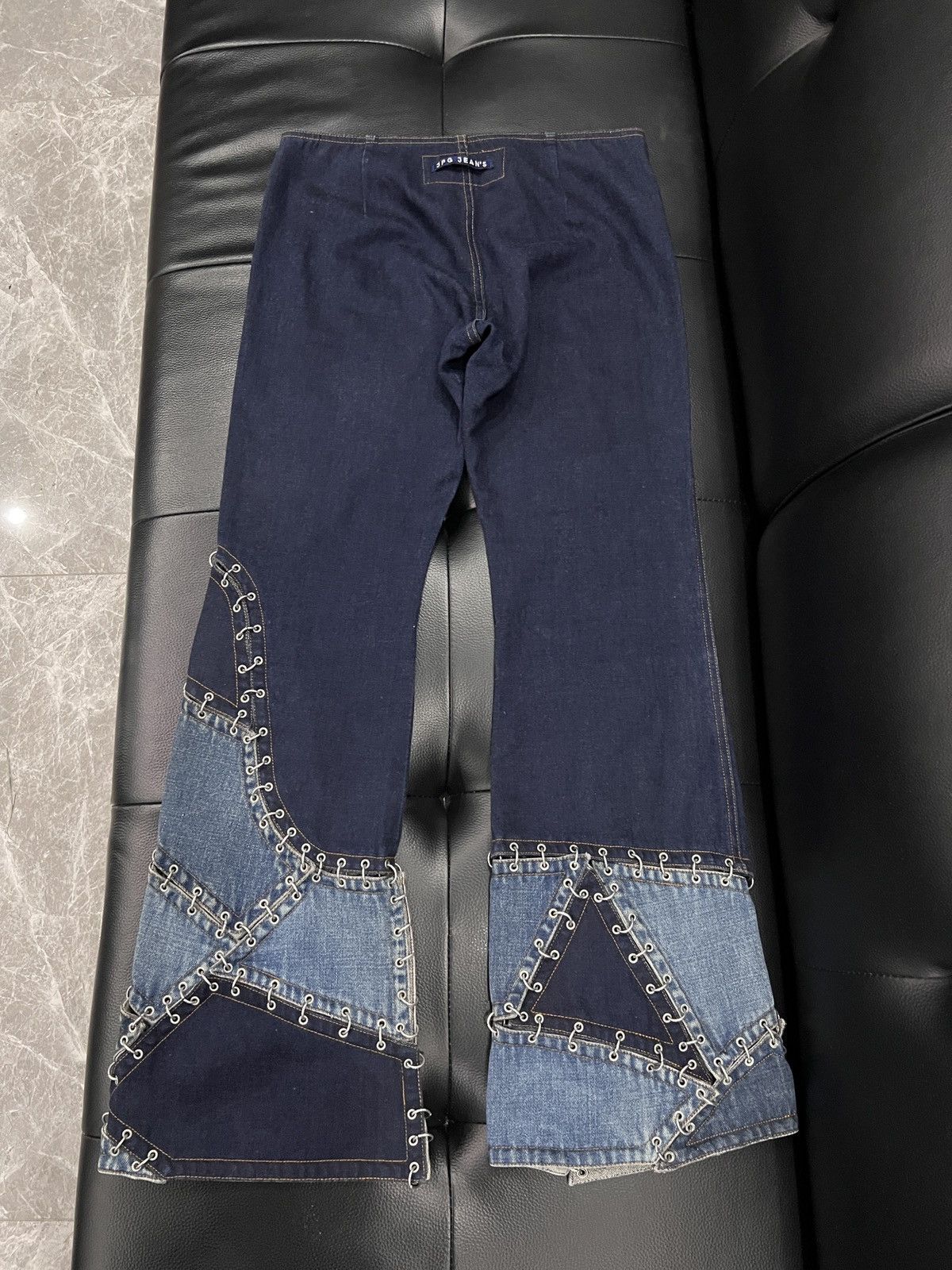 Jean Paul Gaultier Jean Paul Gaultier 2000s Ring Detail Flared Trousers Size US 40 / EU 56 - 2 Thumbnail