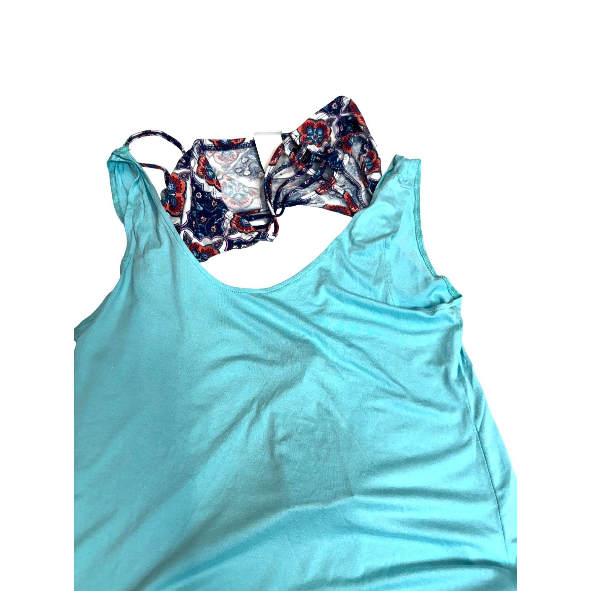 Other Ultra Flirt Juniors' Layered-look Tank Top and Bralette Comb Size XL / US 12-14 / IT 48-50 - 13 Thumbnail