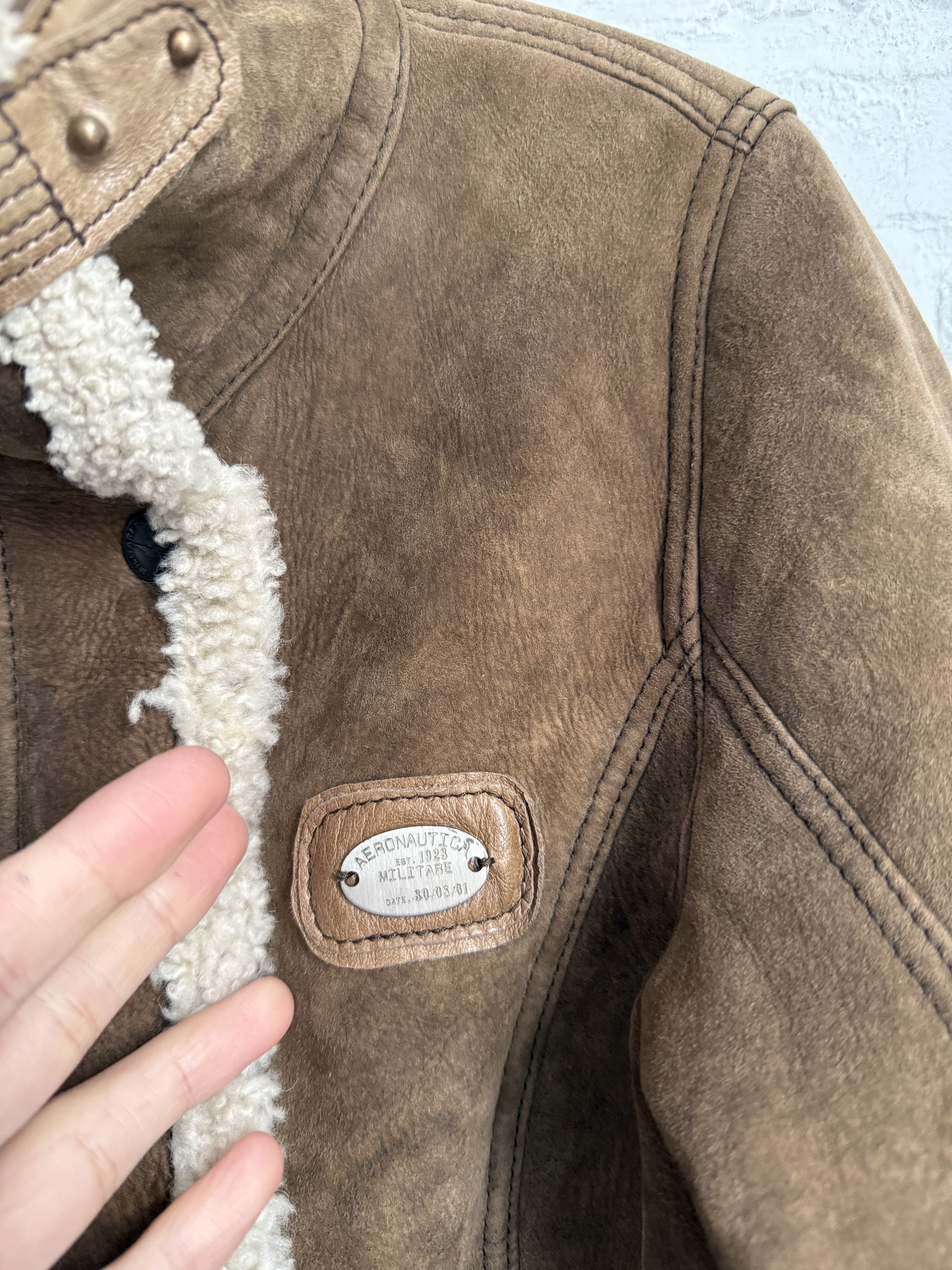Aeronautica Militare Aeronautica Militare montone shearling jacket Size S / US 4 / IT 40 - 9 Thumbnail