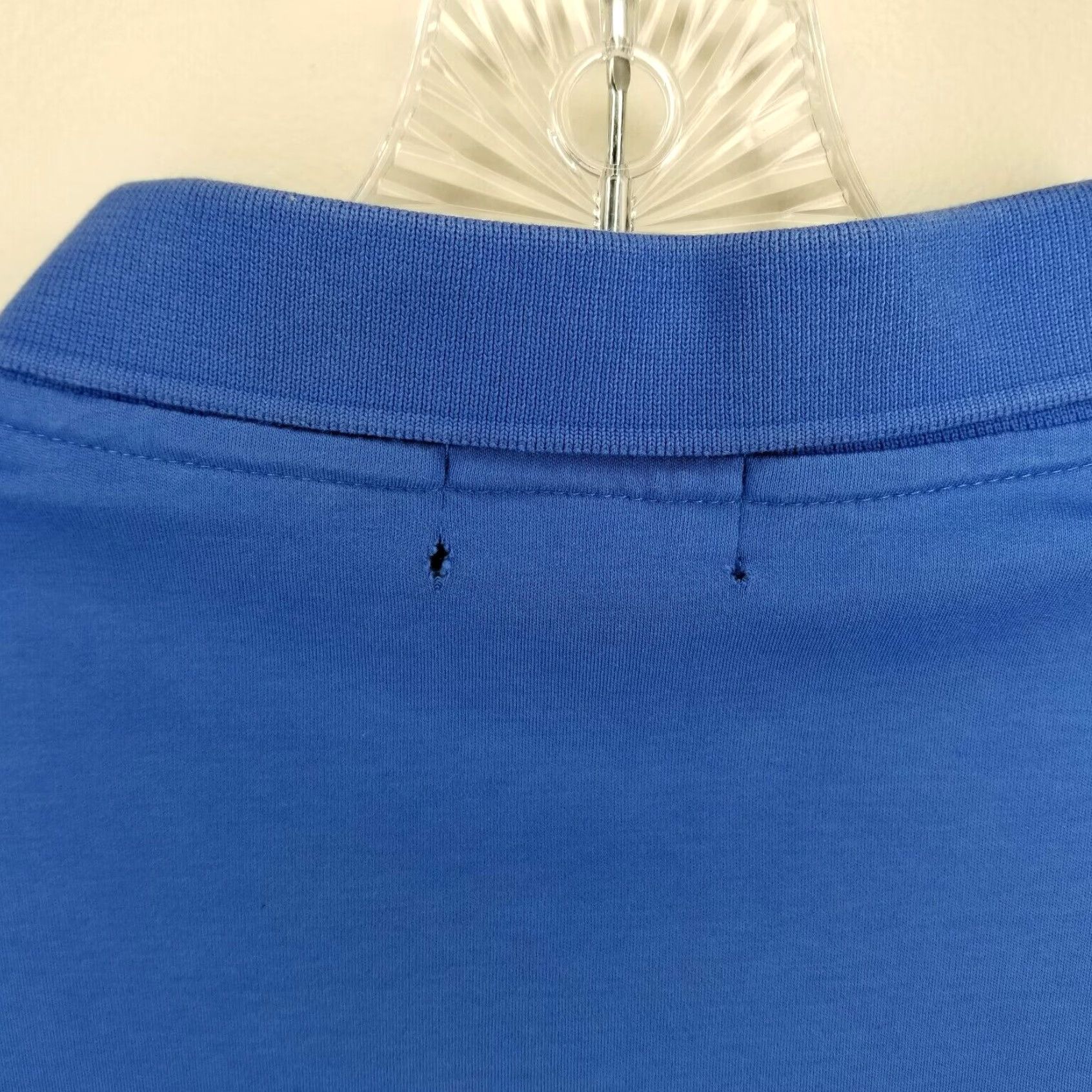 Calvin Klein Calvin Klein Super Soft Mens Blue Short Sleeve Polo Shirt XL Size US XL / EU 56 / 4 - 5 Thumbnail