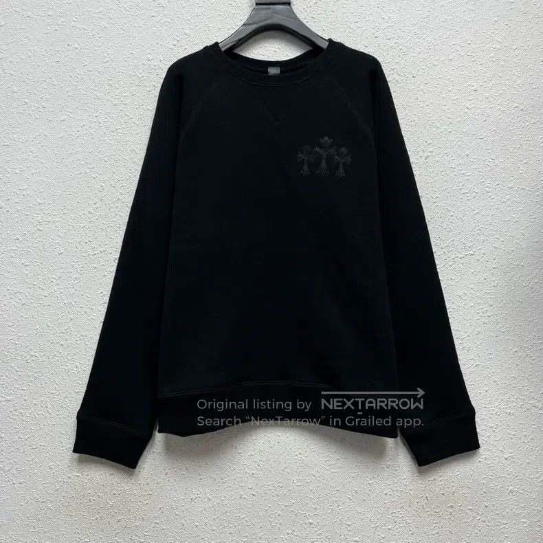 Chrome Hearts CHROME HEARTS Size L Black three-cross embroidered sweater Size US L / EU 52-54 / 3 - 2 Thumbnail