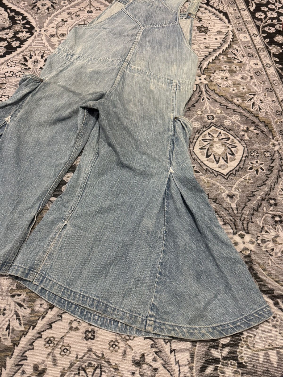 Kapital × Kapital Kountry Kapital Blue Hands Jumpsuits Overall Vintage Japanese Style Size 32" / US 10 / IT 46 - 11 Thumbnail