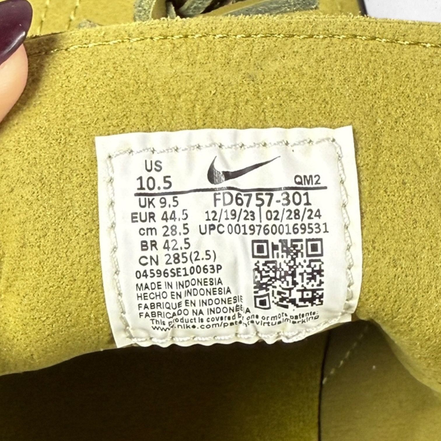 Nike Nike SB Zoom Stefan Janoski OG+ Pacific Moss 10.5 Size US 10.5 / EU 43-44 - 2 Thumbnail