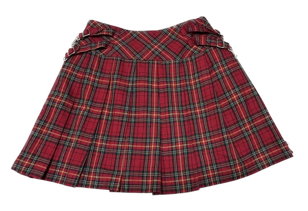 If Six Was Nine Vintage CHOOP Japan Tartan Punk Goth Hypebeast RARE Skirts Size 26" / US 2 / IT 38 - 1 Thumbnail