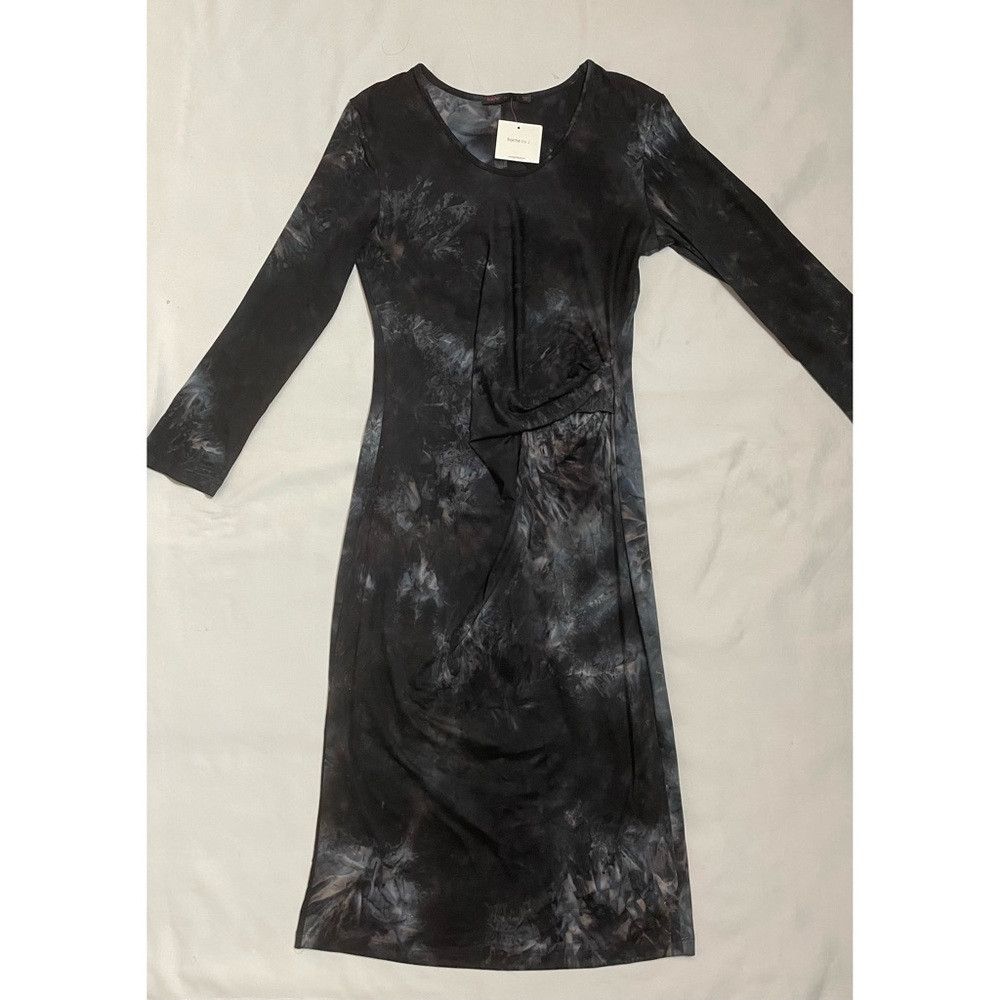 Other NWT New $96 FRAICHE BY J Tie Dye Pleat Long Sleeve Midi Dre Size L / US 10 / IT 46 - 6 Thumbnail