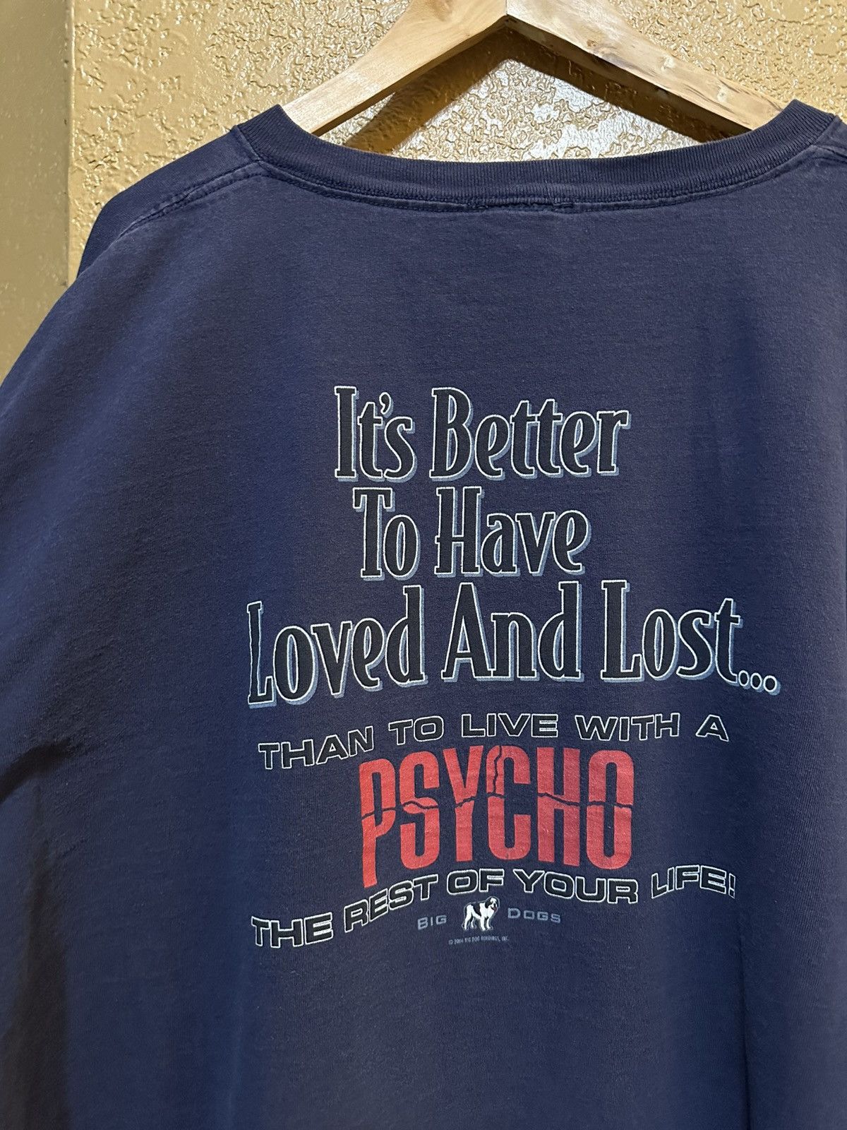 Vintage 🔪 faded vintage Big Dogs Psycho Horror Movie longsleeve tee Size US XL / EU 56 / 4 - 4 Thumbnail