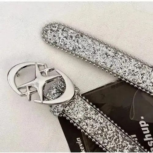 Other Vintage Super Glitter Rhinestone Belt Size ONE SIZE - 4 Thumbnail