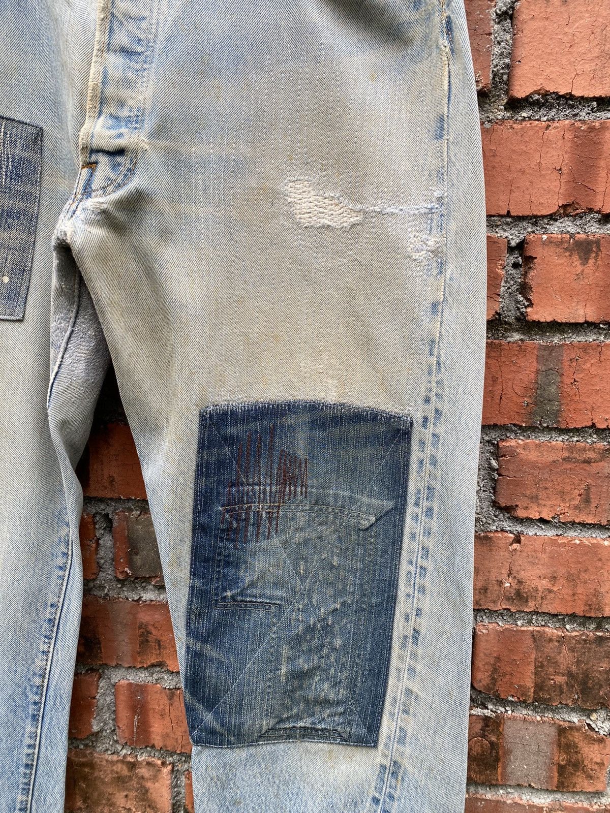Levi's Vintage Clothing W36x31 Vintage levi's 501 redline distressed repaired Size US 36 / EU 52 - 9 Thumbnail