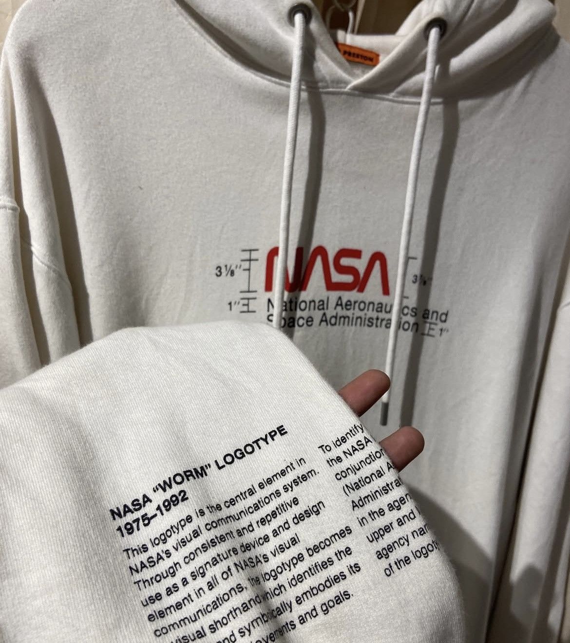 Heron Preston Hoodie Nasa x Heron Preston Size US XL / EU 56 / 4 - 2 Thumbnail