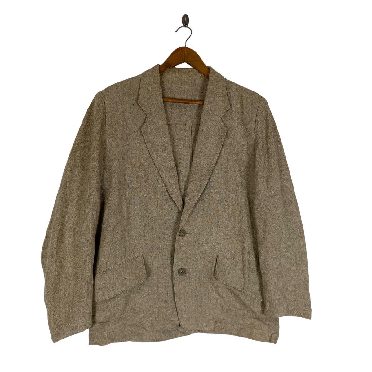 Issey Miyake ✨Vintage 80's Issey Miyake double button cotton jacket Size US M / EU 48-50 / 2 - 3 Thumbnail