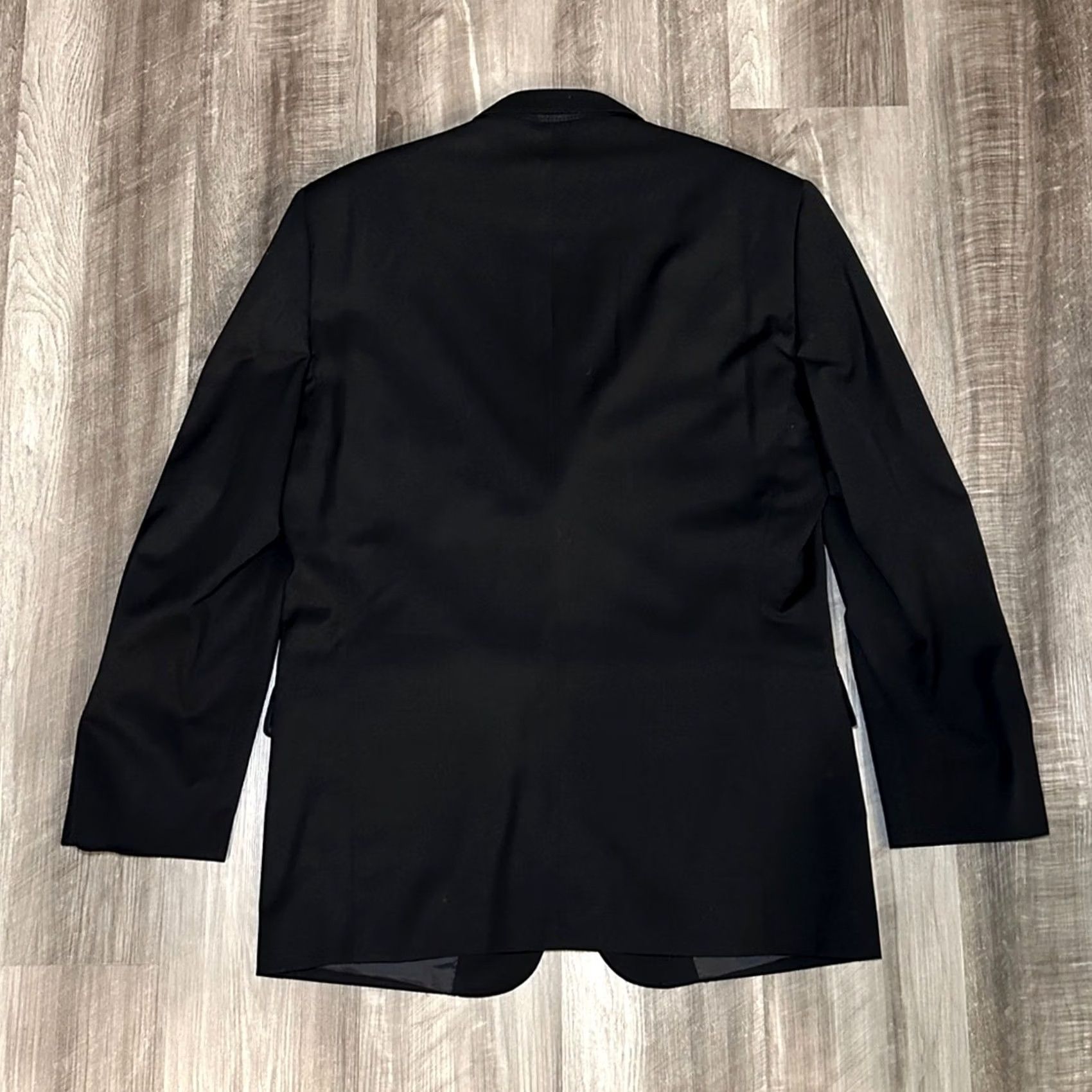 Pronto Uomo Pronto Uomo Suit Pronto Uomo Wool Black Three Button 2 Piece 42R Men’s Suit - 120s Wool Black Three Button 42R Mens Suit Size 42R - 3 Thumbnail