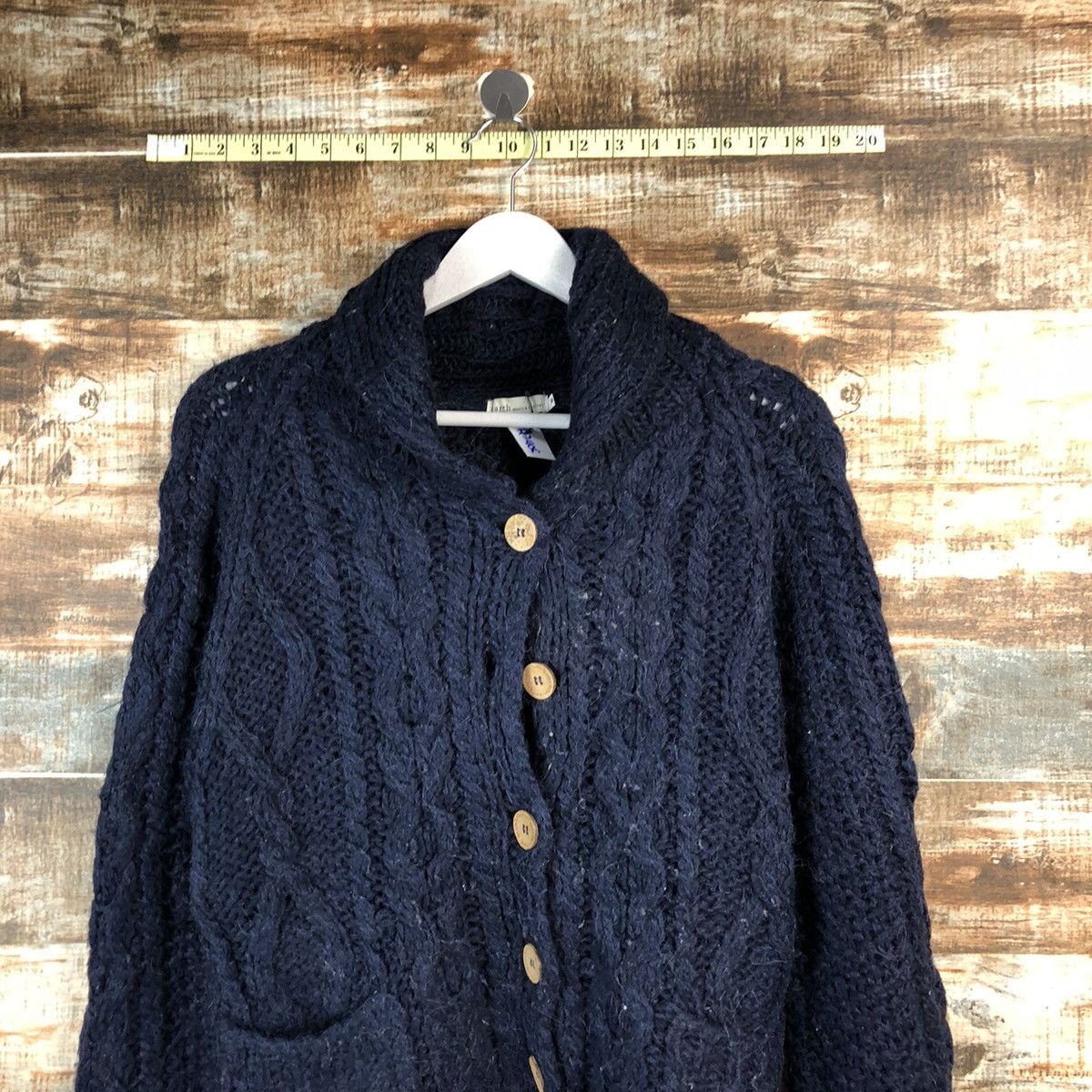 Homespun Knitwear Earth Music & Econolgy mohair Dark Blue Knitwear #A2406 Size M / US 6-8 / IT 42-44 - 2 Thumbnail