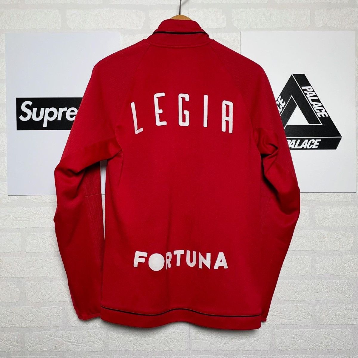 Adidas Sweatshirt zip training Legia warsaw Adidas soccer football Size US S / EU 44-46 / 1 - 2 Thumbnail