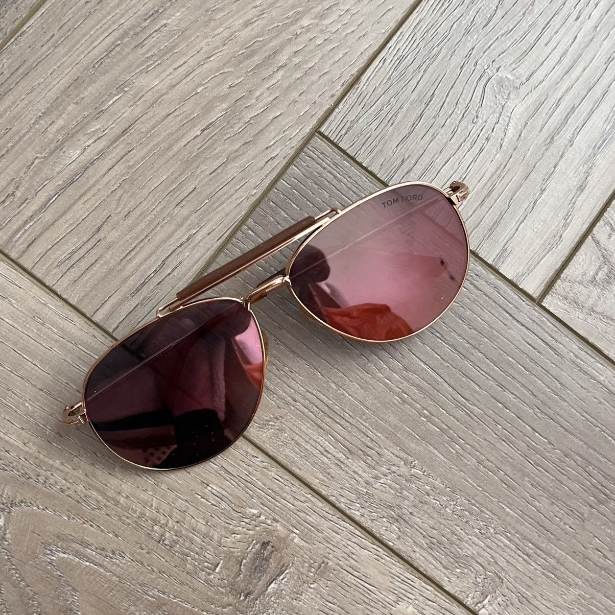 Tom Ford Tom Ford Aviator Sunglasses Rose Gold Size ONE SIZE - 17 Thumbnail