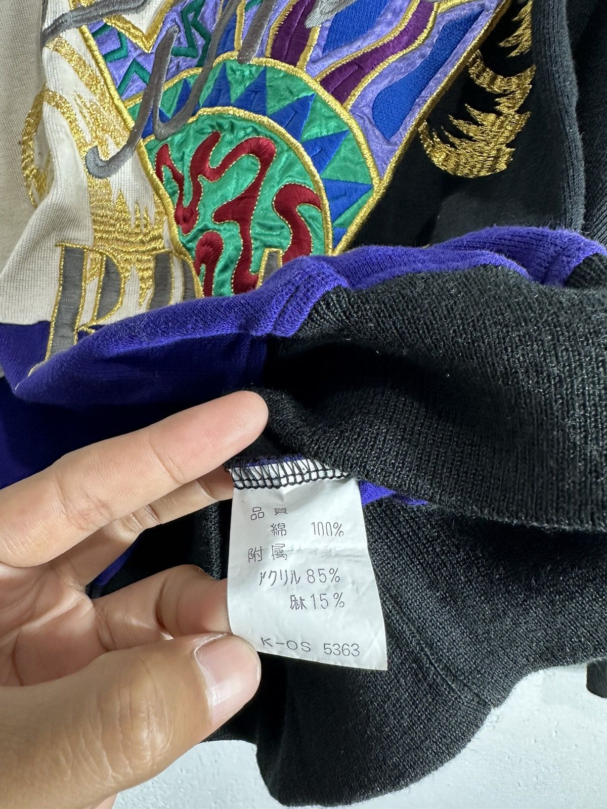 Beauty Beast ARCHIVE RICHARD BRAIN EMBROIDERY SWEATSHIRT LGB STYLE Size US M / EU 48-50 / 2 - 6 Thumbnail