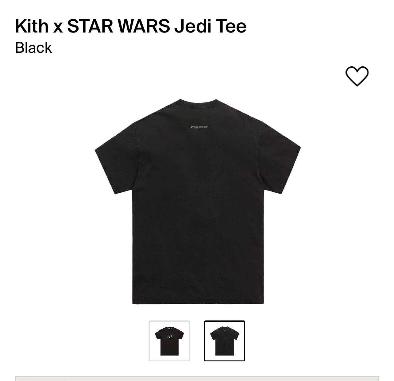 Kith KITH X STAR WARS Jedi Tee Size Large Size US L / EU 52-54 / 3 - 5 Thumbnail