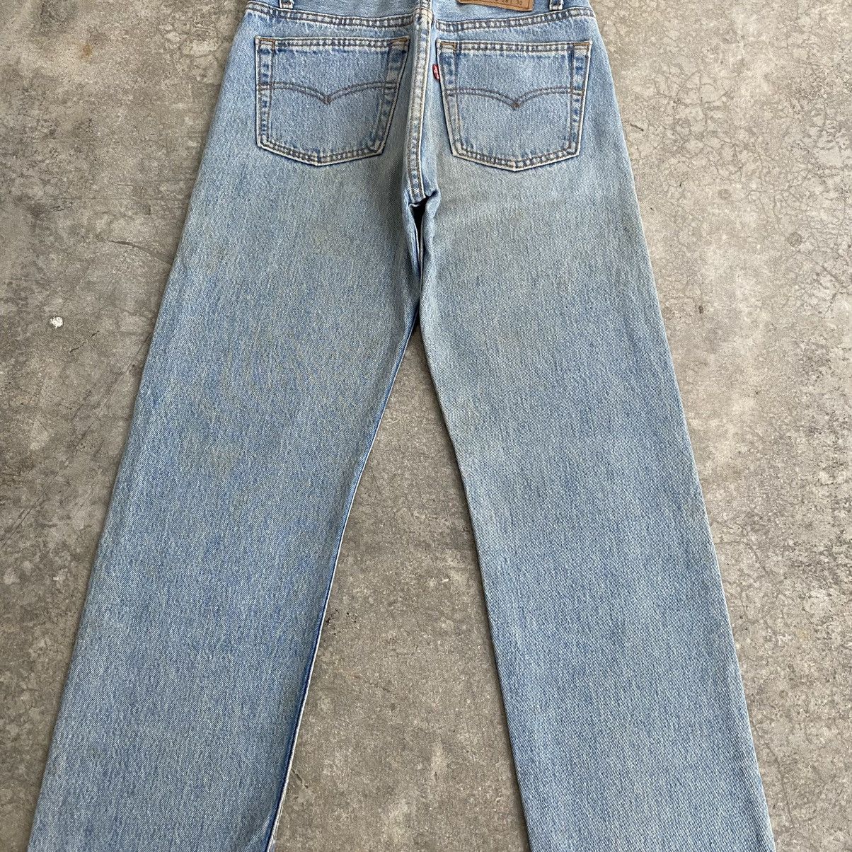 Levi's Vintage 1994 Levis 501 Light Blue Denim Jeans Size US 27 - 16 Thumbnail