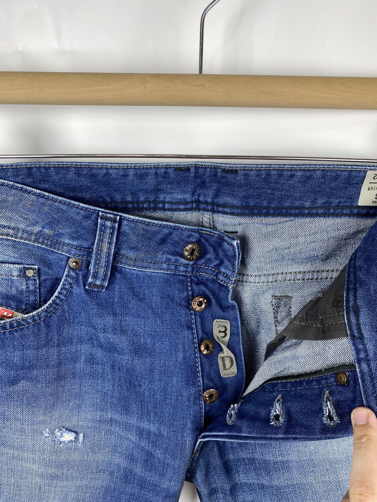 Diesel Diesel Safado 3D Denim Jeans size W31 L32 Size US 31 - 10 Thumbnail