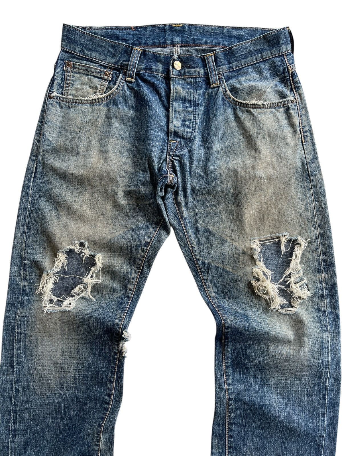 Carhartt Vintage Carhartt Distressed Selvedge Denim Size US 32 / EU 48 - 5 Thumbnail