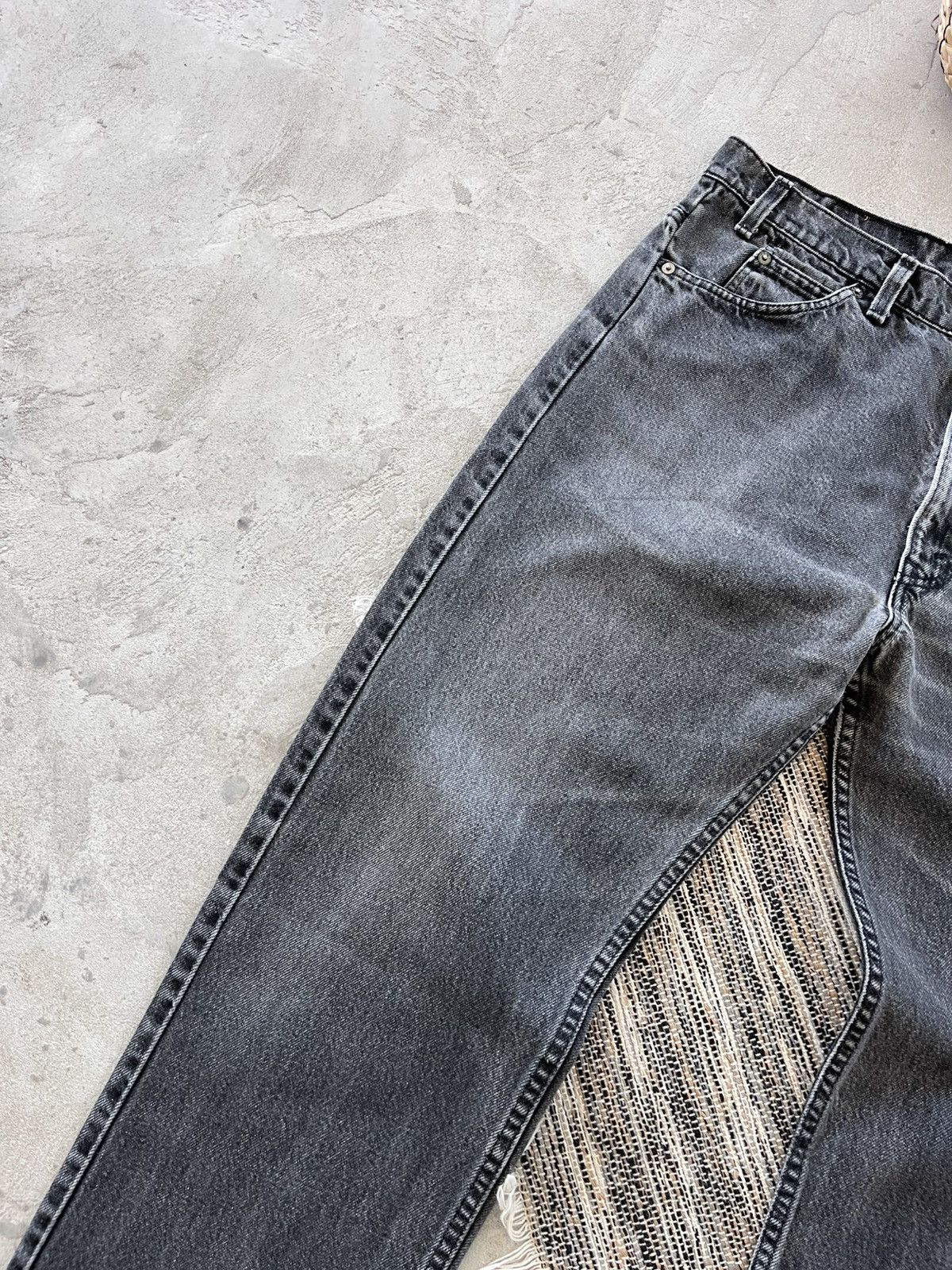 Levi's Vintage Levis 505 Denim Jeans 38x30 Grey Straight Fit Size US 38 / EU 54 - 5 Thumbnail