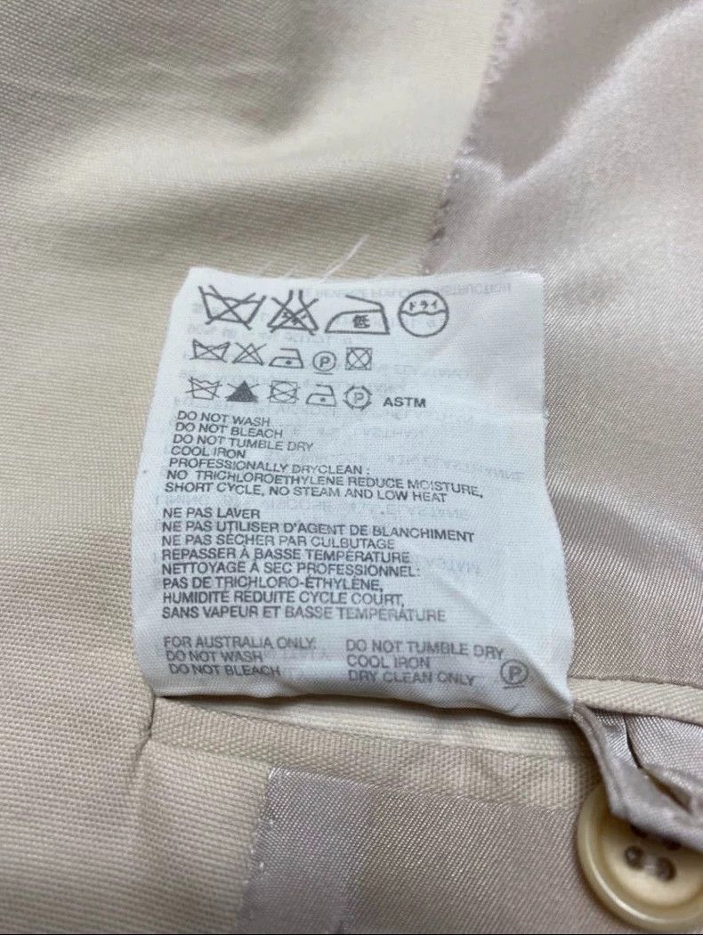 Helmut Lang HELMUT LANG Light beige suit Size XS / US 0-2 / IT 36-38 - 7 Thumbnail