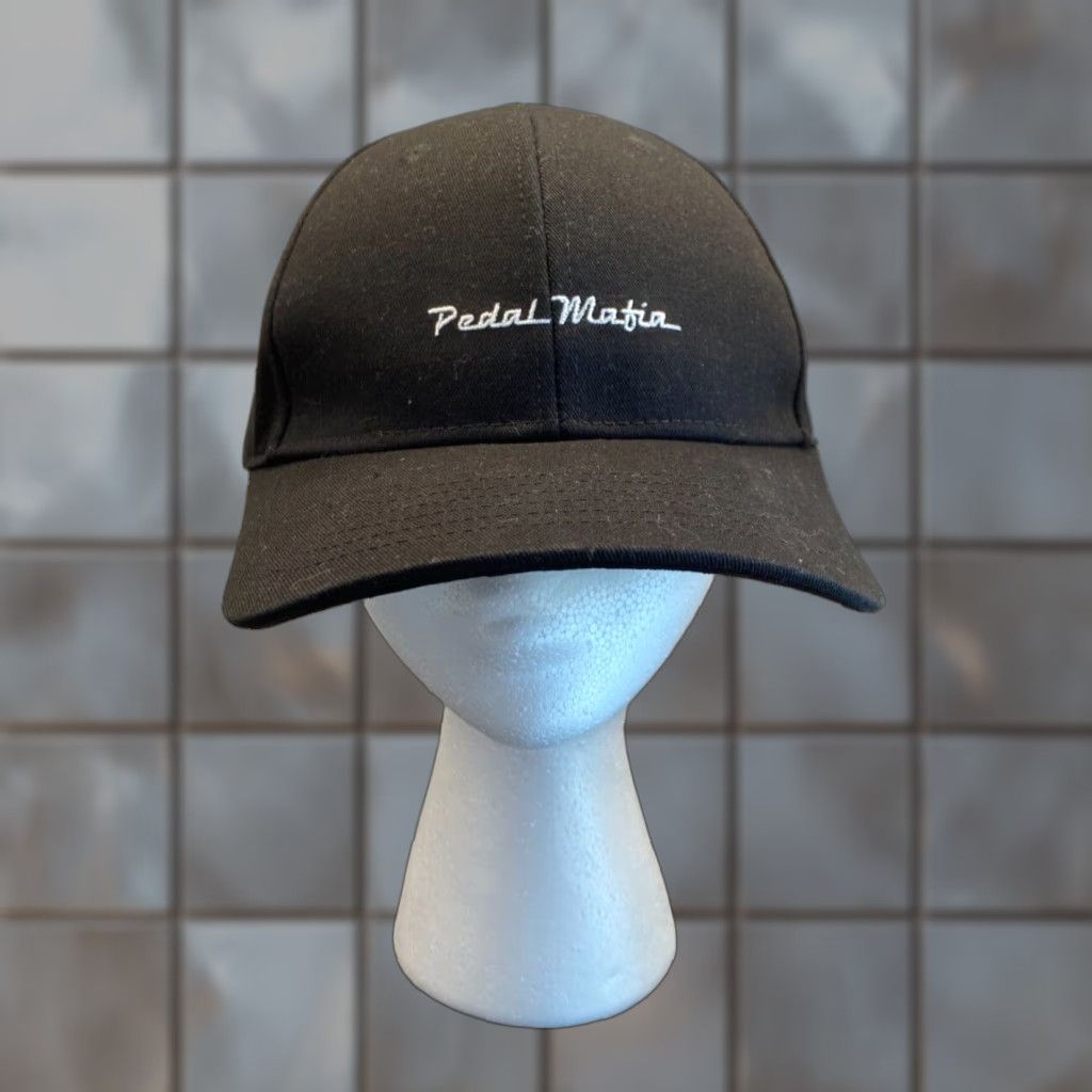 Vintage Pedal Mafia Hat Cap Mens One Size Black Twill Adjustable Cycling Baseball Cap Size ONE SIZE - 1 Thumbnail