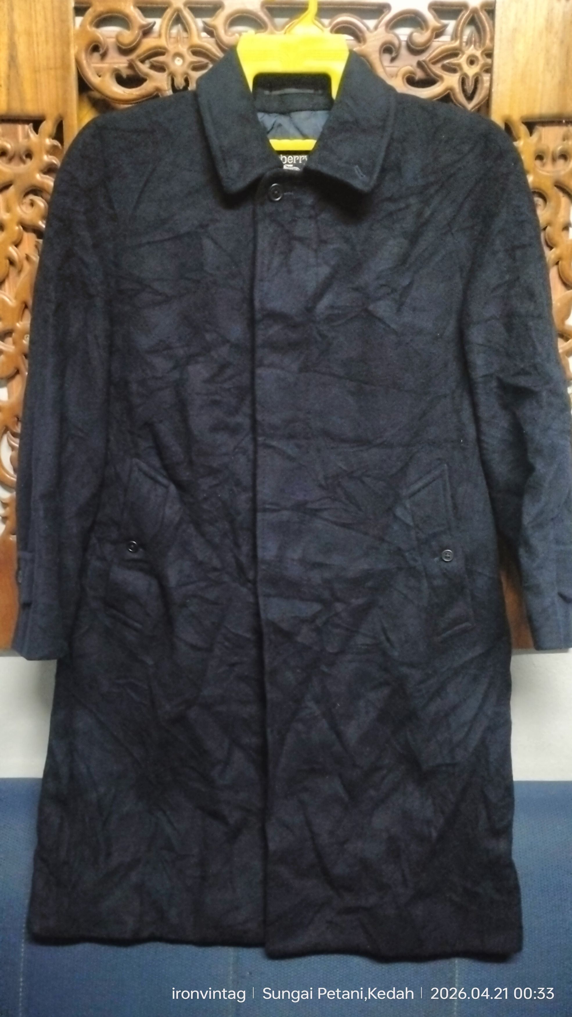 Burberry Vintage Burberry Long Coat Size US L / EU 52-54 / 3 - 1 Thumbnail