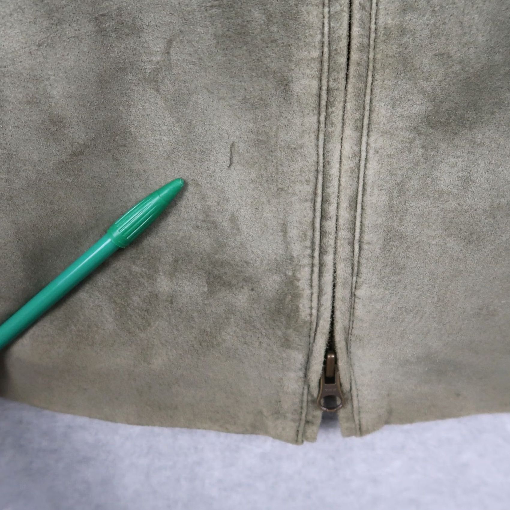 Eddie Bauer Eddie Bauer Jacket Seattle Suede Leather Full Zip Washable Green Size Large L Womens Regular Jacket Main Selling Point Solid Green 90s? Size L / US 10 / IT 46 - 5 Thumbnail
