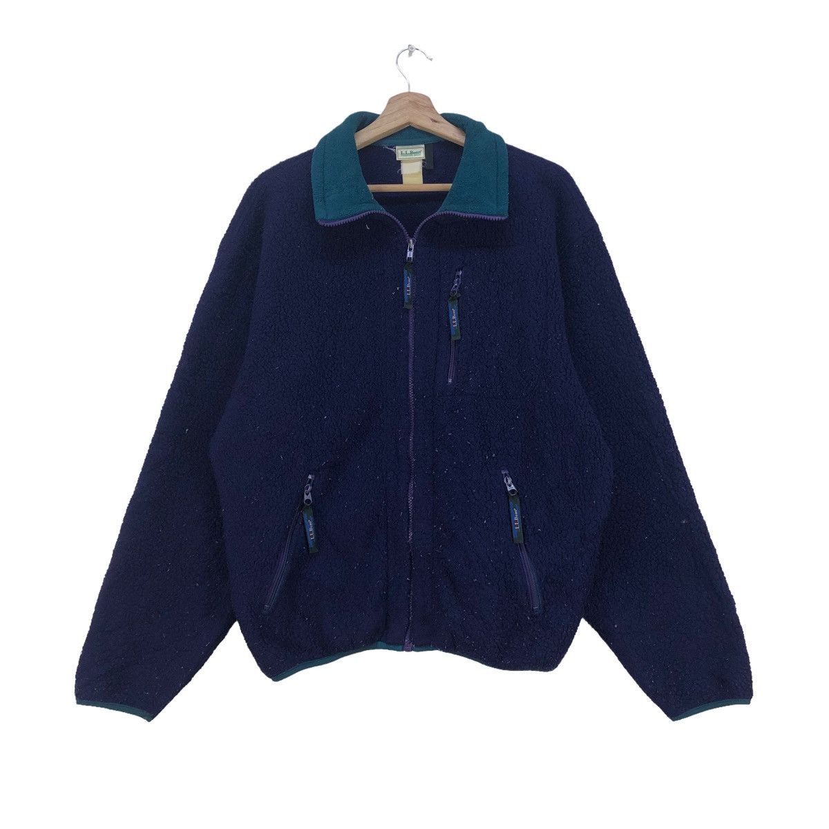 L.L. Bean 🔥Vintage Ll bean Deep Pile Fleece Jacket Size US M / EU 48-50 / 2 - 1 Thumbnail