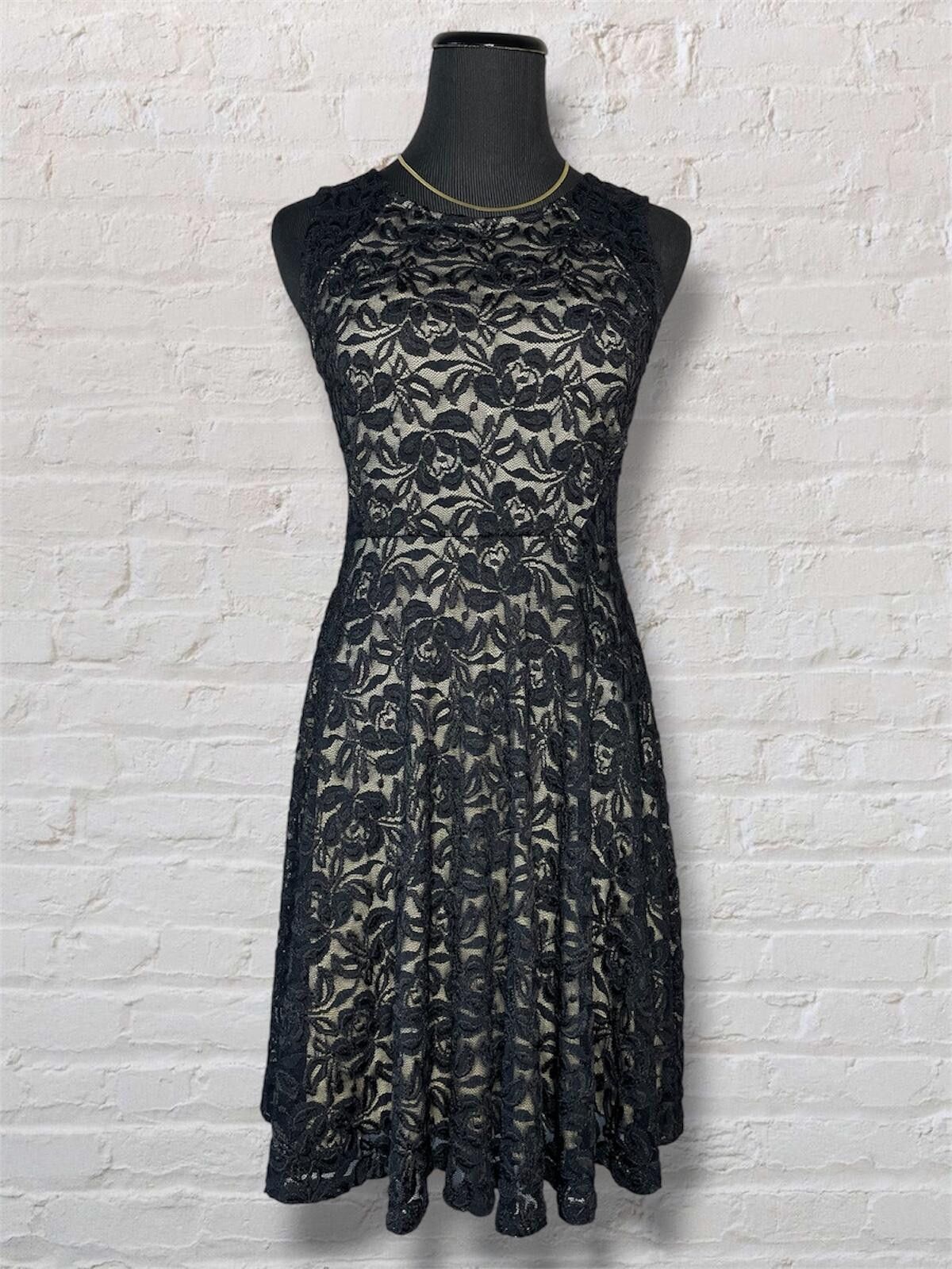 Other Whimsigoth Dream Vintage-Inspired Floral Lace Fit & Flare M Size M / US 6-8 / IT 42-44 - 1 Thumbnail