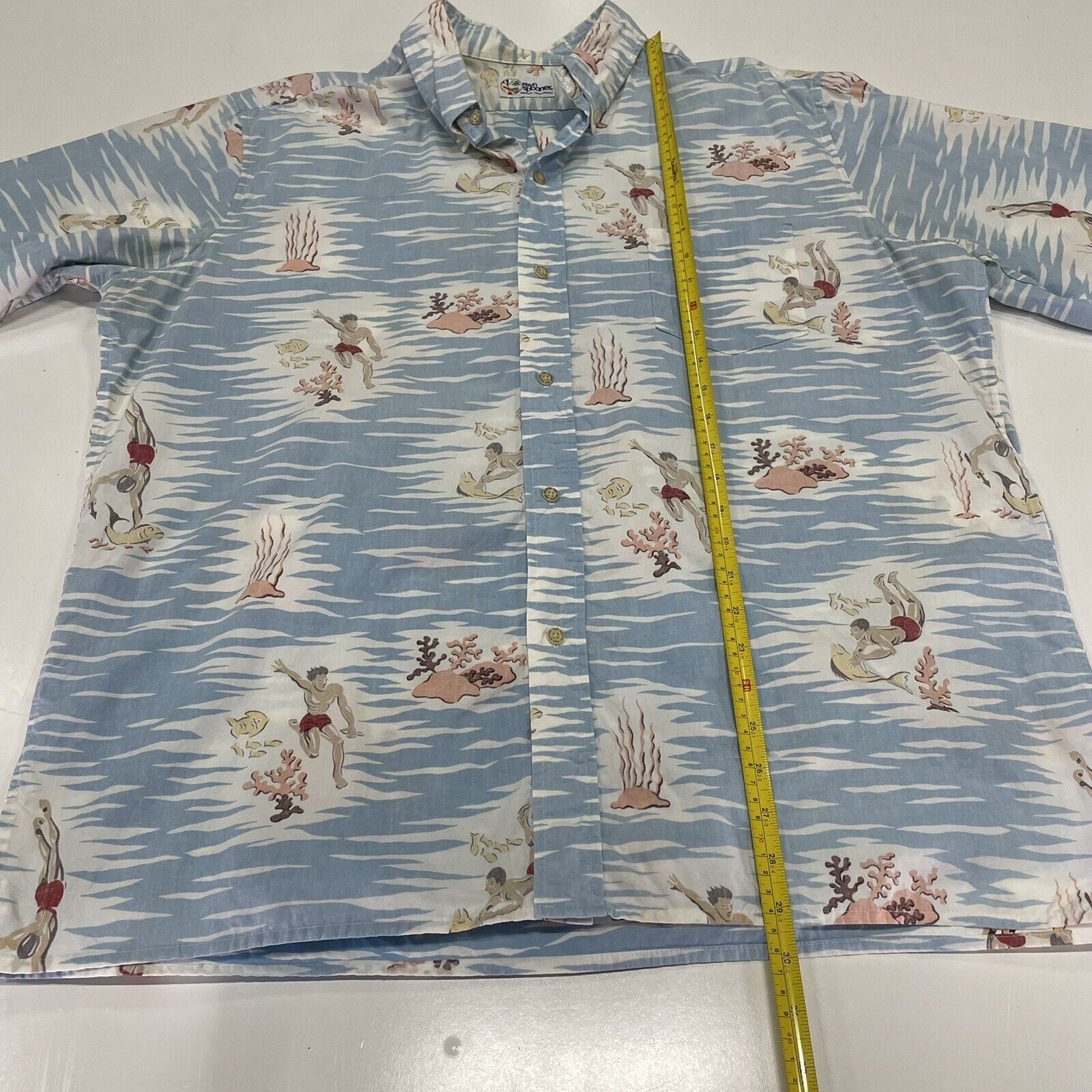 Reyn Spooner VTG Reyn Spooner Men’s Free Dive Spear Fishing Reef Shirt XL Size US XL / EU 56 / 4 - 7 Thumbnail