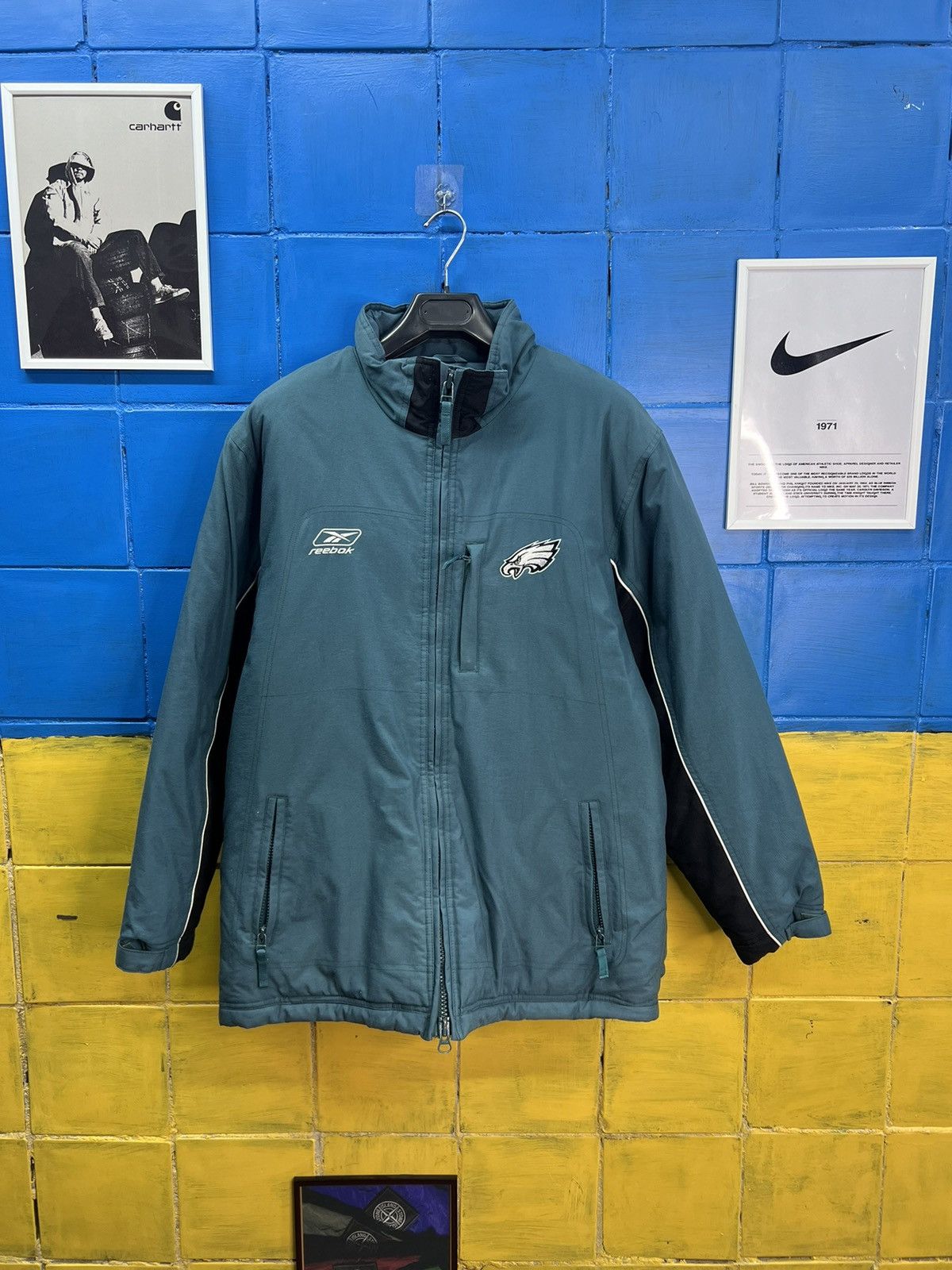 NFL × Vintage Reebok Vintage NFL Philadelphia Eagles jacket Big Logo Back Size US M / EU 48-50 / 2 - 1 Thumbnail