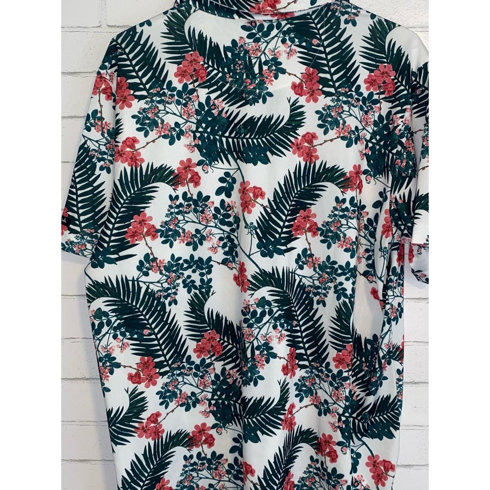 Bad Birdie Bad Birdie $99 The Arborist Polo Golf Shirt Sz XL Floral Size US XL / EU 56 / 4 - 9 Thumbnail