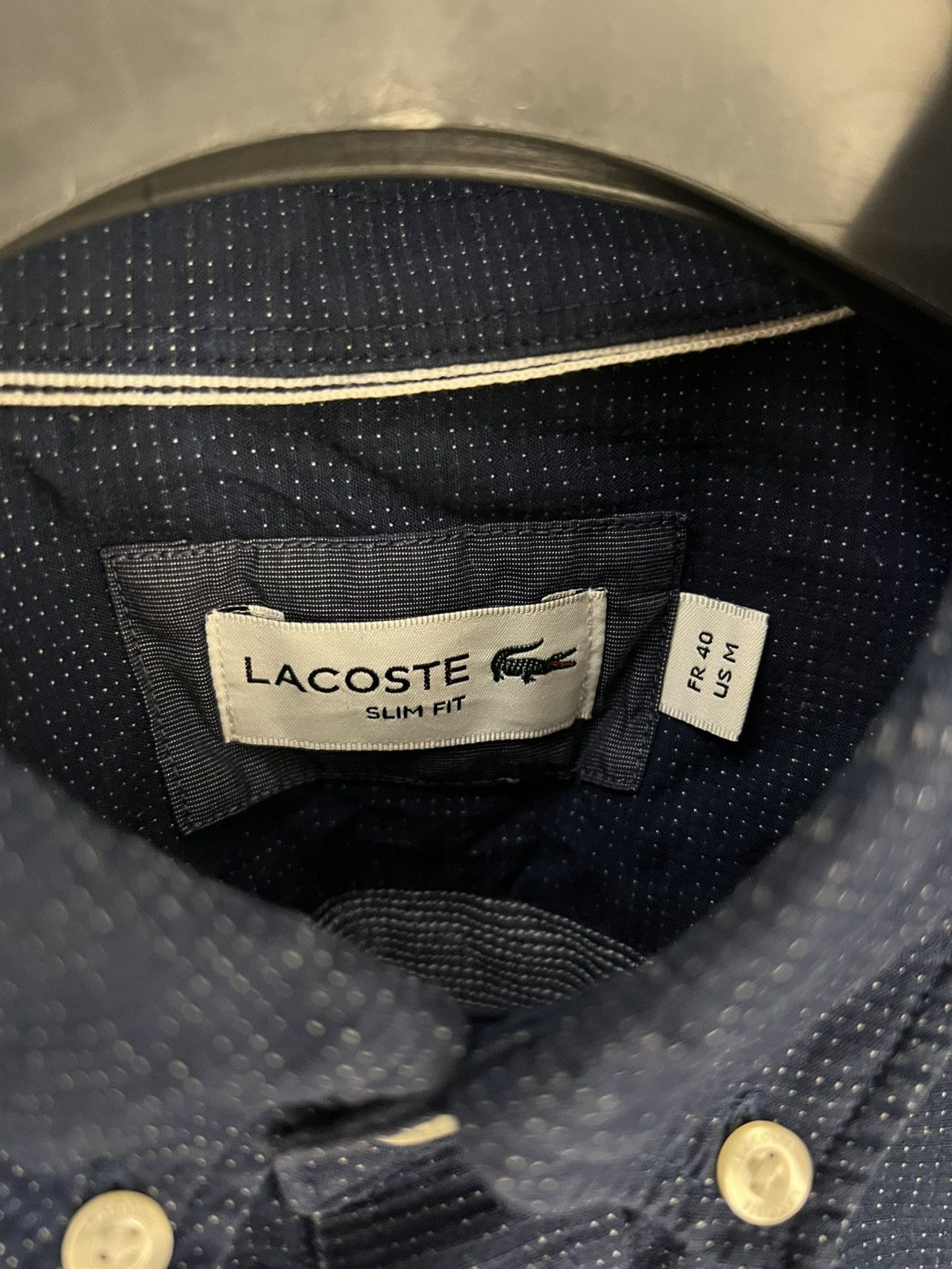 Lacoste × Vintage VERY RARE LACOSTE CLASSIC DESIGNER LONG SLLEVE SHIRT LUXURY Size US M / EU 48-50 / 2 - 4 Thumbnail