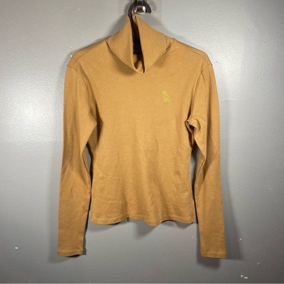 October's Very Own OVO Womens Turtleneck Long Sleeve Brown Size S / US 4 / IT 40 - 3 Thumbnail