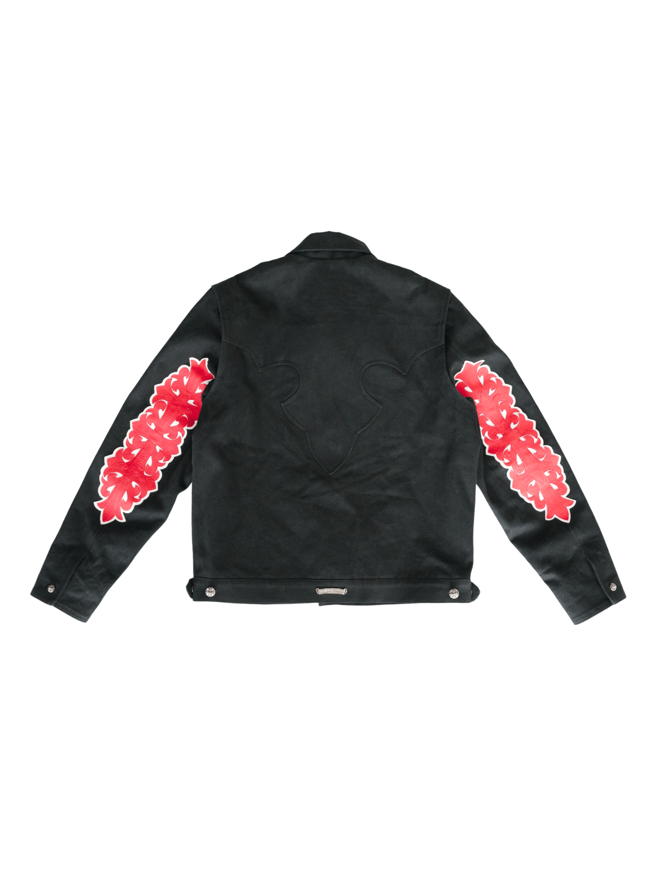 Chrome Hearts Chrome Hearts Floral Cross Patch Trucker Jacket Size US L / EU 52-54 / 3 - 1 Thumbnail