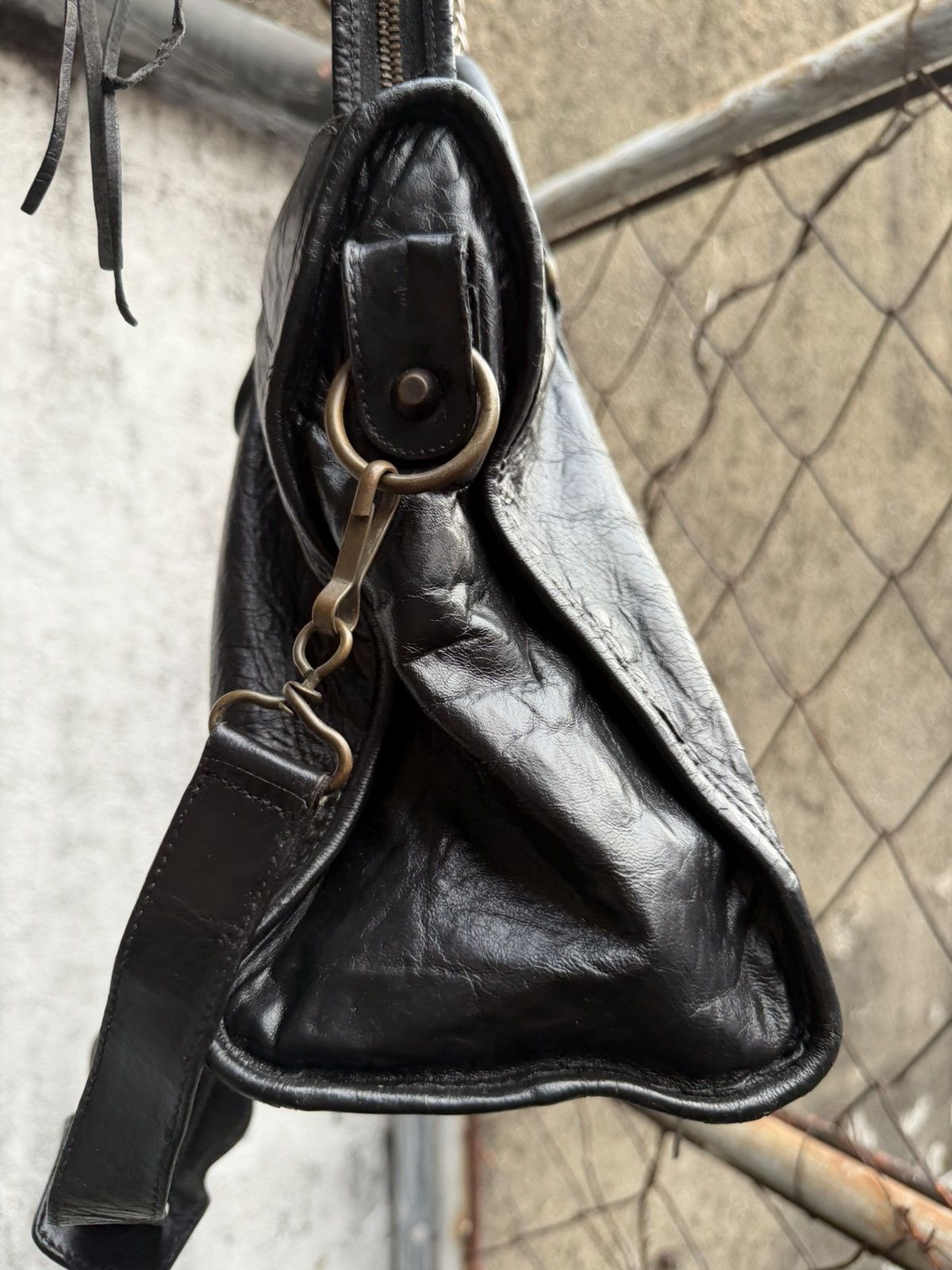 Balenciaga Balenciaga - 2000’s - Classic Motorcycle Le City Bag Black Size ONE SIZE - 14 Thumbnail