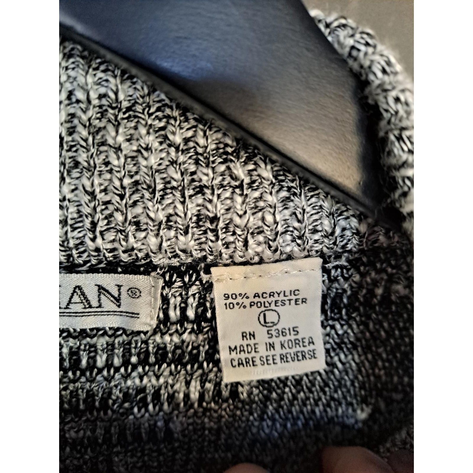 Koman Vintage 90's Koman Knit Sweater with Abstract Design Size La Size US L / EU 52-54 / 3 - 5 Thumbnail