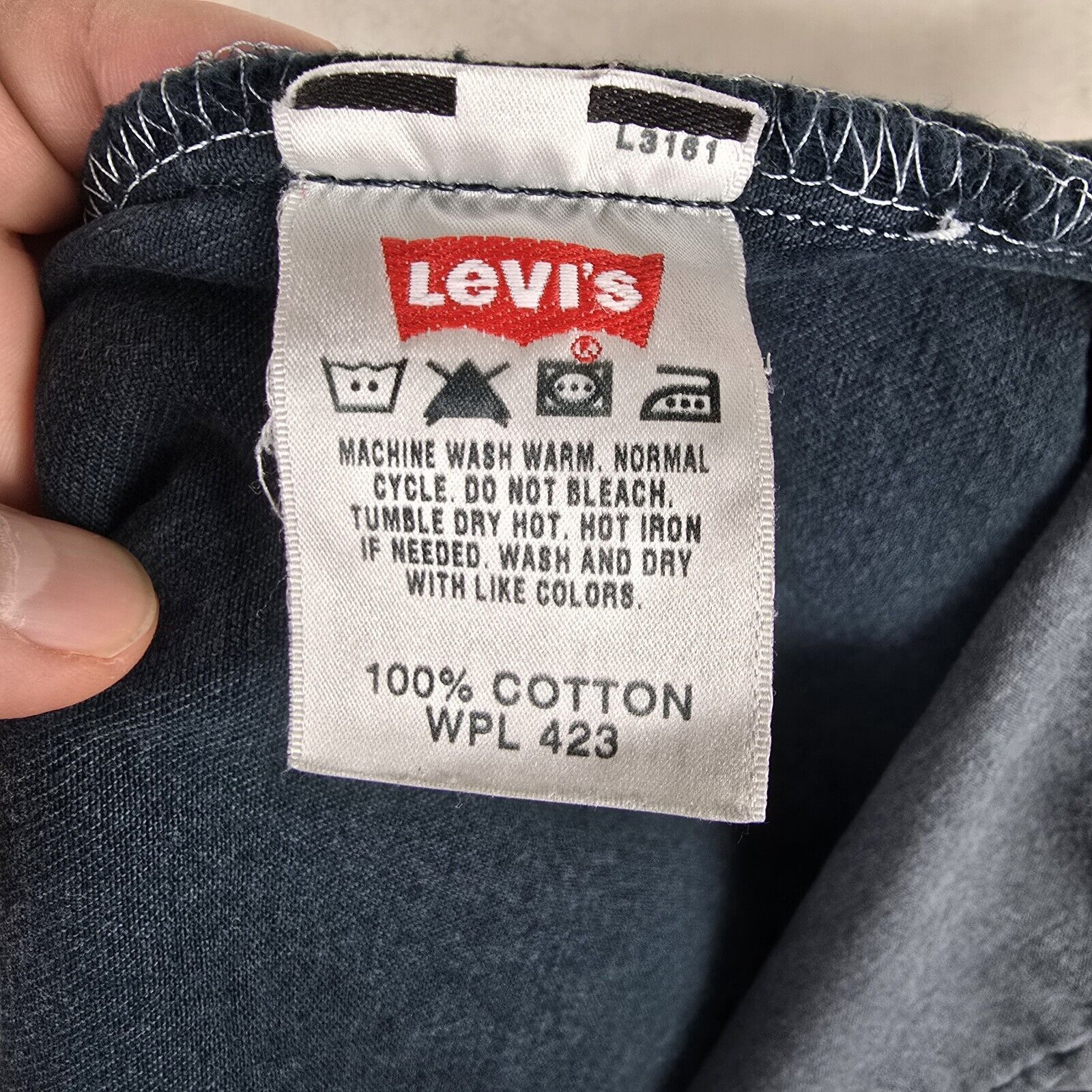 Levi's Vintage Levis 501 Straight Dark Blue Mens Jeans sz 40x30 Size US 40 / EU 56 - 5 Thumbnail